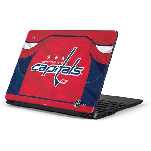 NHL Washington Capitals Home Jersey Samsung Chromebook Skin