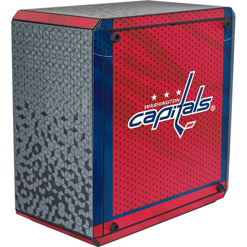NHL Washington Capitals Home Jersey Cooler Master MasterBox Q300L Mini Tower Skin