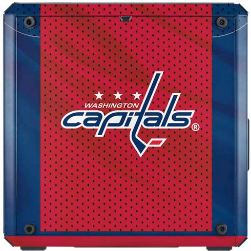 NHL Washington Capitals Home Jersey Cooler Master MasterBox Q300L Mini Tower Skin