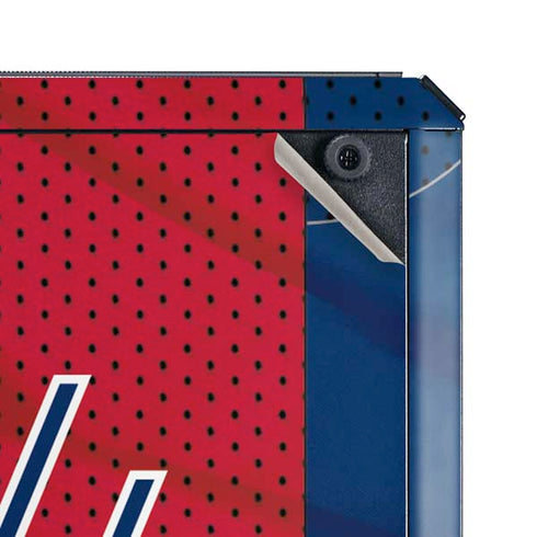 NHL Washington Capitals Home Jersey Cooler Master MasterBox Q300L Mini Tower Skin