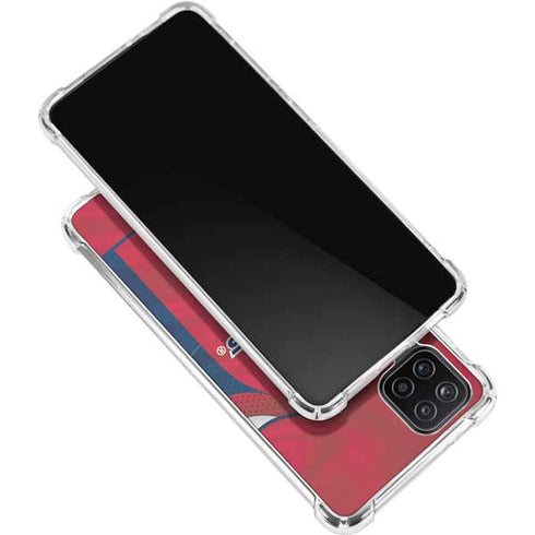 NHL Washington Capitals Home Jersey Galaxy A12 Clear Case