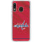 NHL Washington Capitals Home Jersey Galaxy A20 Clear Case