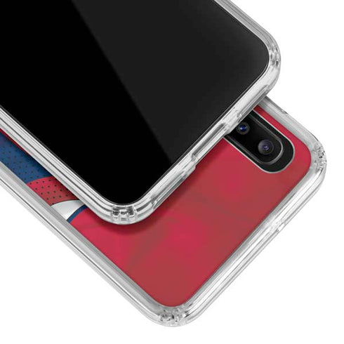 NHL Washington Capitals Home Jersey Galaxy A30 Clear Case