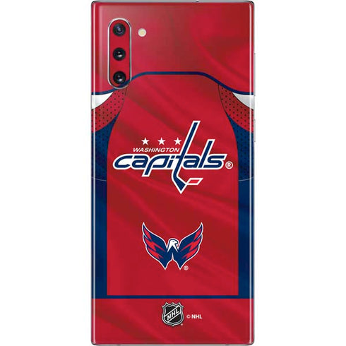 NHL Washington Capitals Home Jersey Galaxy Note 10 Skin