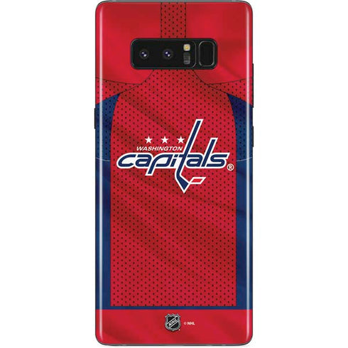 NHL Washington Capitals Home Jersey Galaxy Note 8 Skin