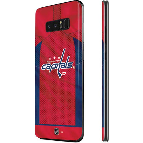 NHL Washington Capitals Home Jersey Galaxy Note 8 Skin
