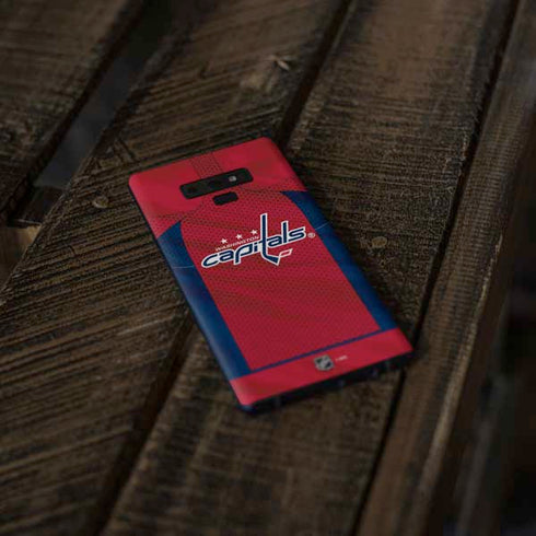 NHL Washington Capitals Home Jersey Galaxy Note 9 Skin