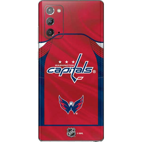 NHL Washington Capitals Home Jersey Galaxy Note20 5G Skin