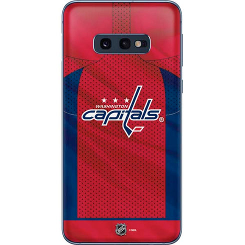 NHL Washington Capitals Home Jersey Galaxy S10e Skin