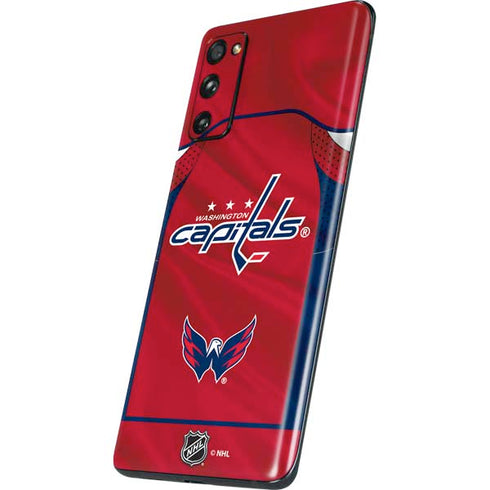 NHL Washington Capitals Home Jersey Galaxy S20 Fan Edition Skin