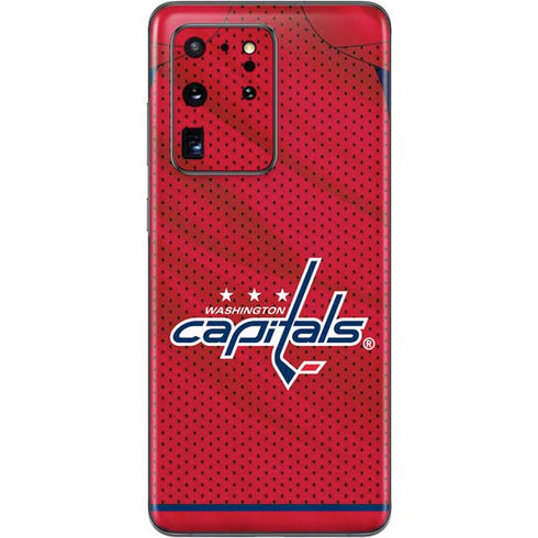 NHL Washington Capitals Home Jersey Galaxy S20 Ultra 5G Skin