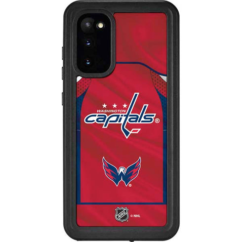 NHL Washington Capitals Home Jersey Galaxy S20 Waterproof Case