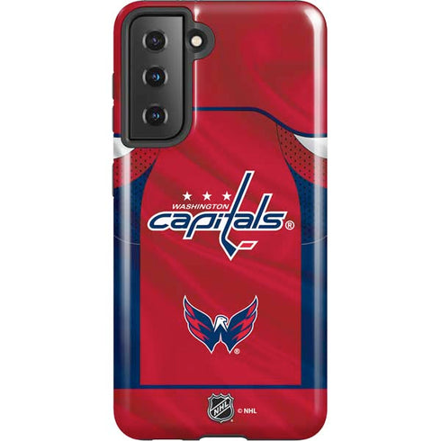 NHL Washington Capitals Home Jersey Galaxy S21 5G Pro Case