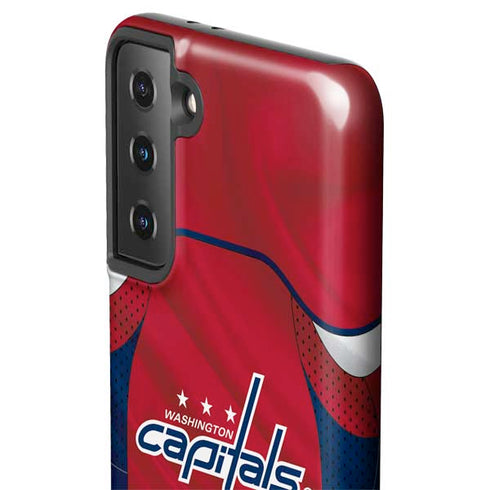 NHL Washington Capitals Home Jersey Galaxy S21 FE Pro Case