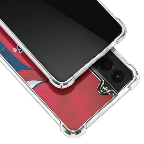 NHL Washington Capitals Home Jersey Galaxy S22 Plus Clear Case