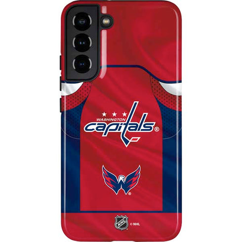 NHL Washington Capitals Home Jersey Galaxy S22 Plus Pro Case