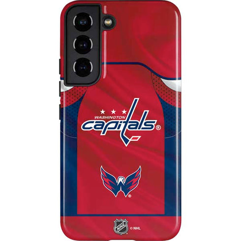 NHL Washington Capitals Home Jersey Galaxy S22 Pro Case