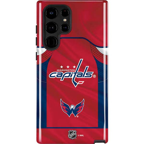NHL Washington Capitals Home Jersey Galaxy S22 Ultra Pro Case