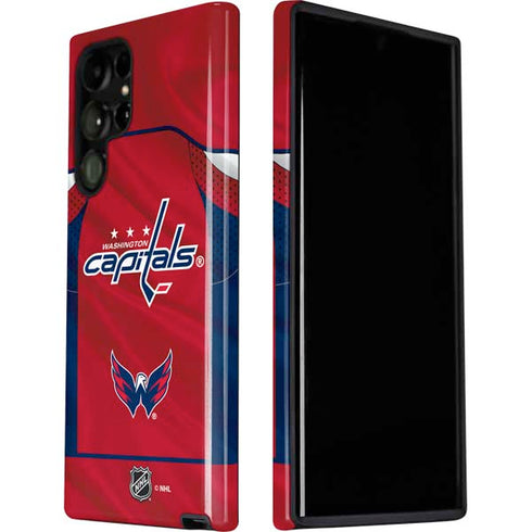 NHL Washington Capitals Home Jersey Galaxy S22 Ultra Pro Case