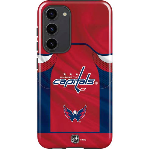 NHL Washington Capitals Home Jersey Galaxy S23 Plus Pro Case