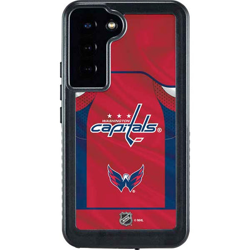 NHL Washington Capitals Home Jersey Galaxy S23 Plus Waterproof Case