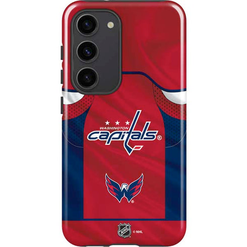 NHL Washington Capitals Home Jersey Galaxy S23 Pro Case