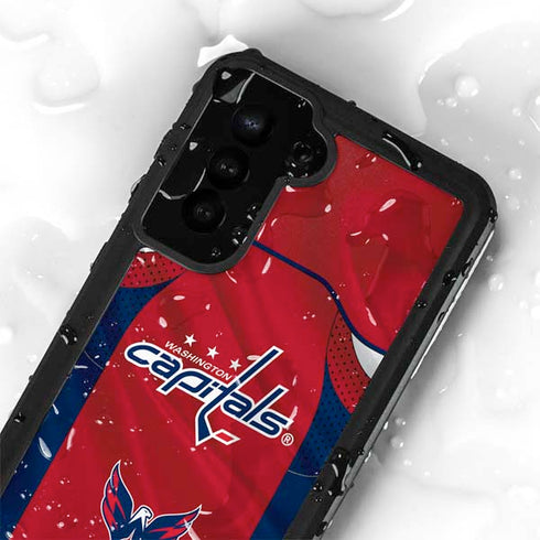 NHL Washington Capitals Home Jersey Galaxy S23 Waterproof Case