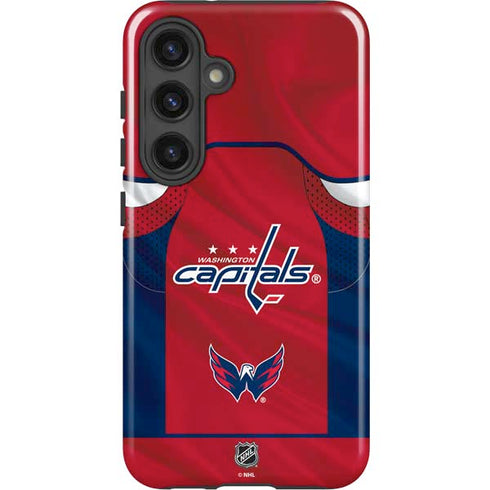 NHL Washington Capitals Home Jersey Galaxy S24 Plus Impact Case