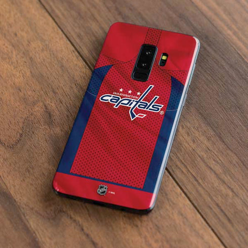 NHL Washington Capitals Home Jersey Galaxy S9 Plus Skin