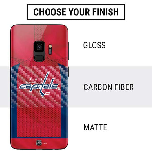 NHL Washington Capitals Home Jersey Galaxy S9 Skin