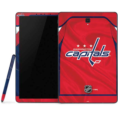 NHL Washington Capitals Home Jersey Samsung Galaxy Tab Skin