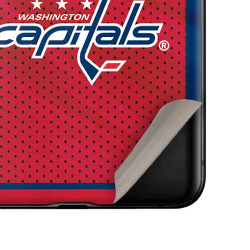 NHL Washington Capitals Home Jersey Galaxy Z Flip Skin