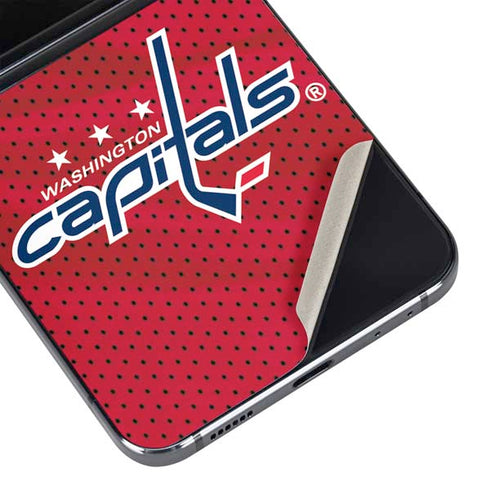 NHL Washington Capitals Home Jersey Galaxy Z Flip5 5G Skin