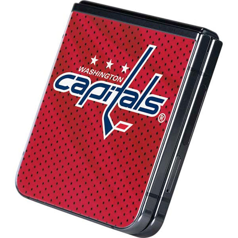 NHL Washington Capitals Home Jersey Galaxy Z Flip5 5G Skin