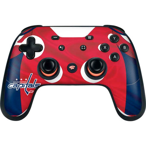 NHL Washington Capitals Home Jersey Google Stadia Controller Skin