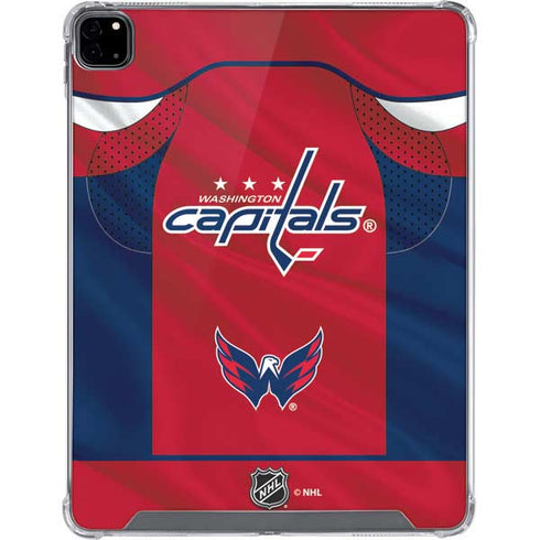 NHL Washington Capitals Home Jersey iPad Pro 12.9in (2020) Clear Case