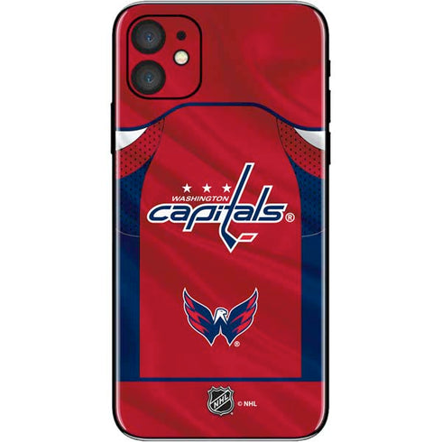 NHL Washington Capitals Home Jersey iPhone 11 Skin