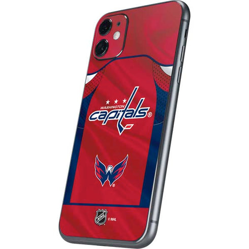 NHL Washington Capitals Home Jersey iPhone 11 Skin