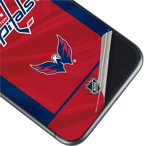 NHL Washington Capitals Home Jersey iPhone 11 Skin