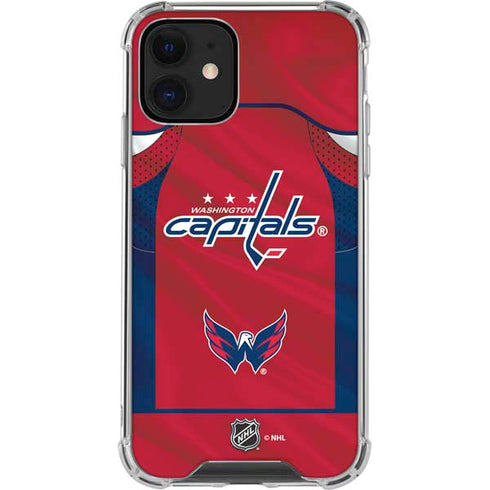 NHL Washington Capitals Home Jersey iPhone 12 Mini Clear Case
