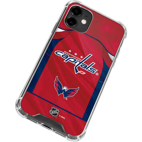 NHL Washington Capitals Home Jersey iPhone 12 Mini Clear Case