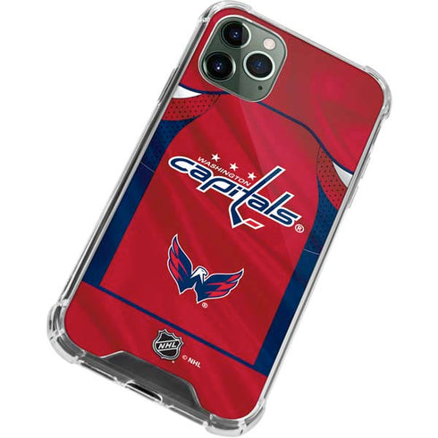 NHL Washington Capitals Home Jersey iPhone 12 Pro Clear Case