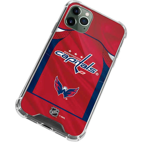 NHL Washington Capitals Home Jersey iPhone 12 Pro Max Clear Case