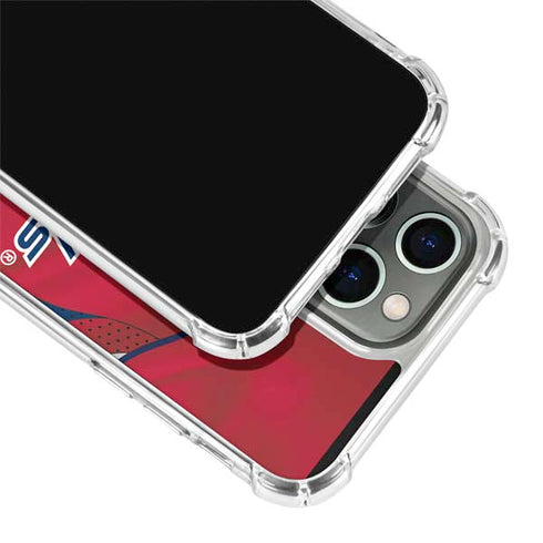 NHL Washington Capitals Home Jersey iPhone 13 Pro Clear Case