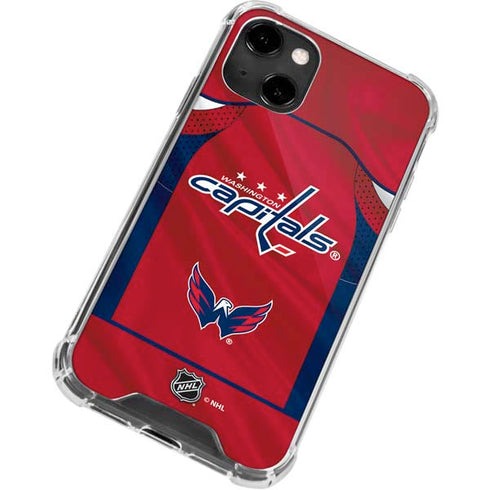 NHL Washington Capitals Home Jersey iPhone 14 Clear Case
