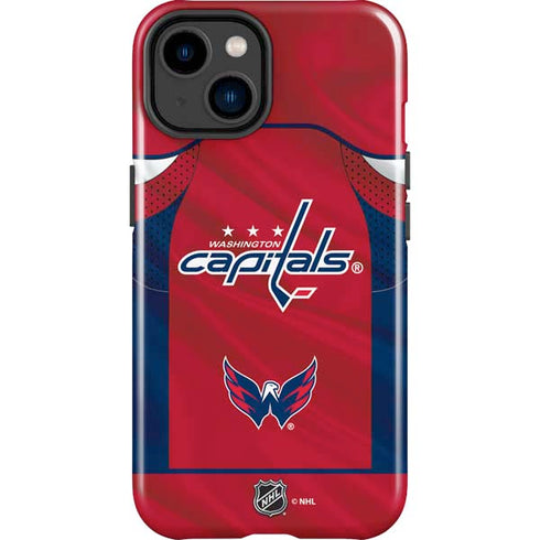 NHL Washington Capitals Home Jersey iPhone 14 Plus Impact Case