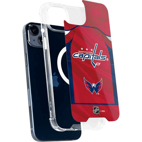 NHL Washington Capitals Home Jersey iPhone 15 Plus MagSafe Case