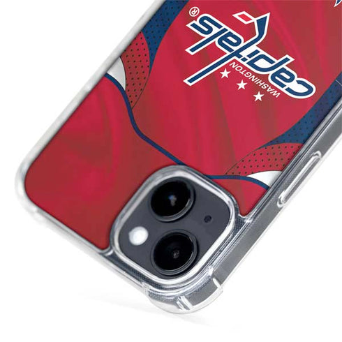 NHL Washington Capitals Home Jersey iPhone 15 Plus MagSafe Case