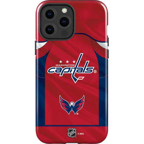 NHL Washington Capitals Home Jersey iPhone 15 Pro Max Impact Case