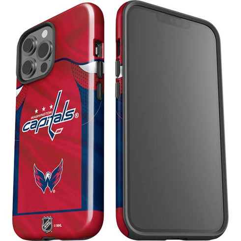 NHL Washington Capitals Home Jersey iPhone 15 Pro Max Impact Case
